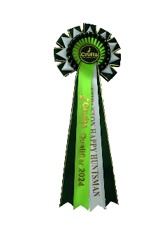 Crufts Qualifying Rosette WITH Dog's Name*